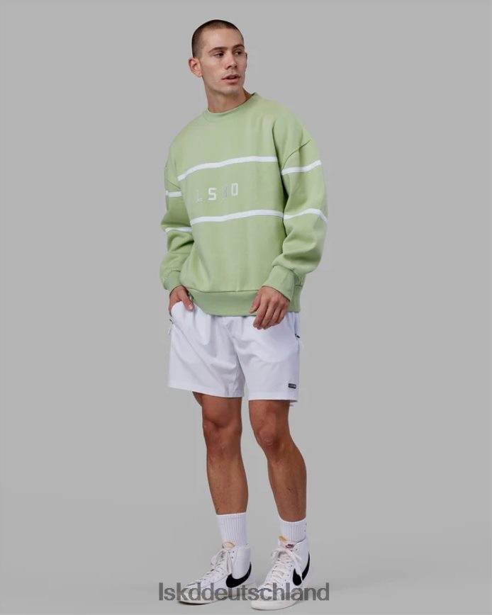unisex LSKD Parallelpullover in Übergröße - grüne Abb Bekleidung VD2NLV362