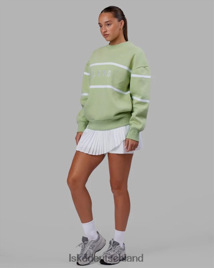 unisex LSKD Parallelpullover in Übergröße - grüne Abb Bekleidung VD2NLV362