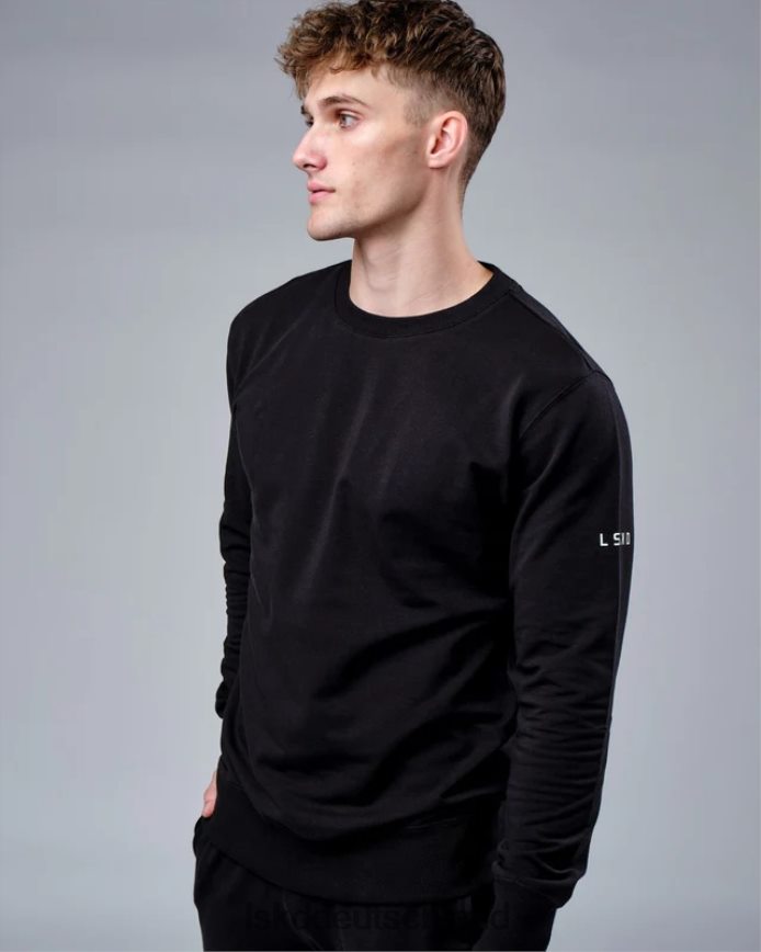 unisex LSKD Rival Flxfleece Training Fit Pullover – Schwarz Bekleidung VD2NLV365