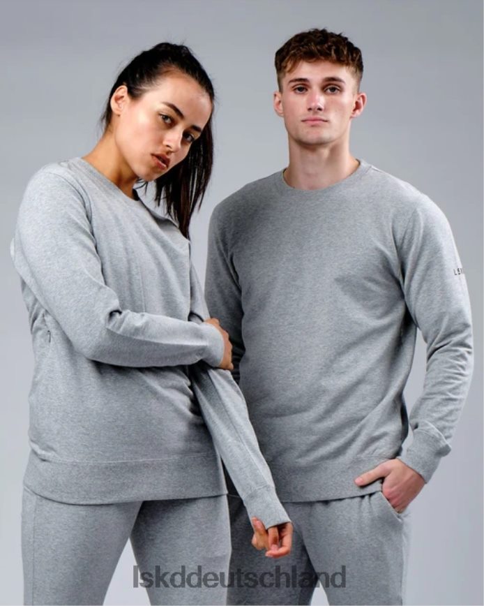 unisex LSKD Rival Flxfleece Training Fit Pullover – lt grey marl Bekleidung VD2NLV357