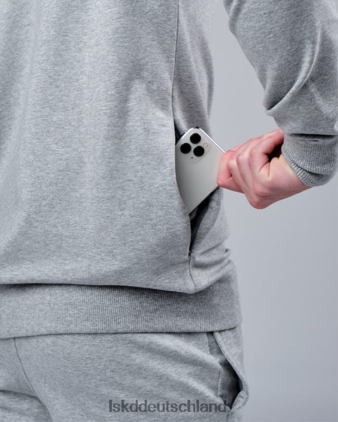 unisex LSKD Rival Flxfleece Training Fit Pullover – lt grey marl Bekleidung VD2NLV357