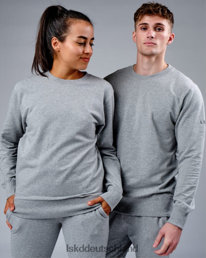 unisex LSKD Rival Flxfleece Training Fit Pullover – lt grey marl Bekleidung VD2NLV357