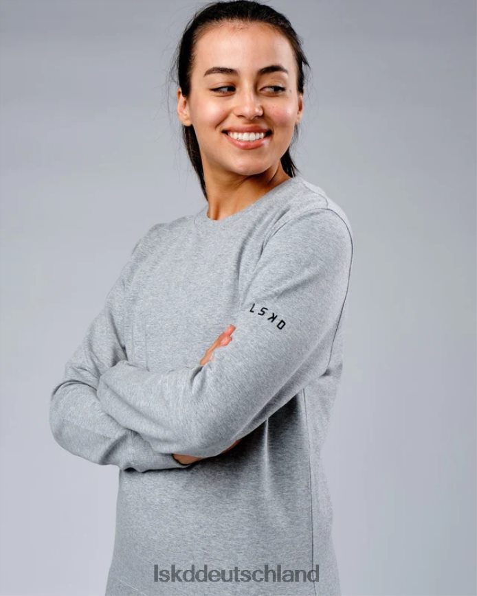 unisex LSKD Rival Flxfleece Training Fit Pullover – lt grey marl Bekleidung VD2NLV357