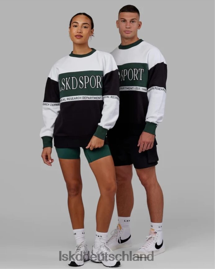 unisex LSKD Sportif Pullover Oversize - vital grün-multi Bekleidung VD2NLV394