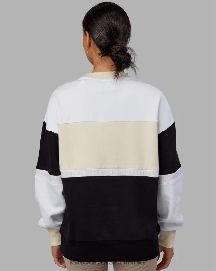 unisex LSKD Sportif-Pullover in Übergröße – Knochen-Multi Bekleidung VD2NLV401