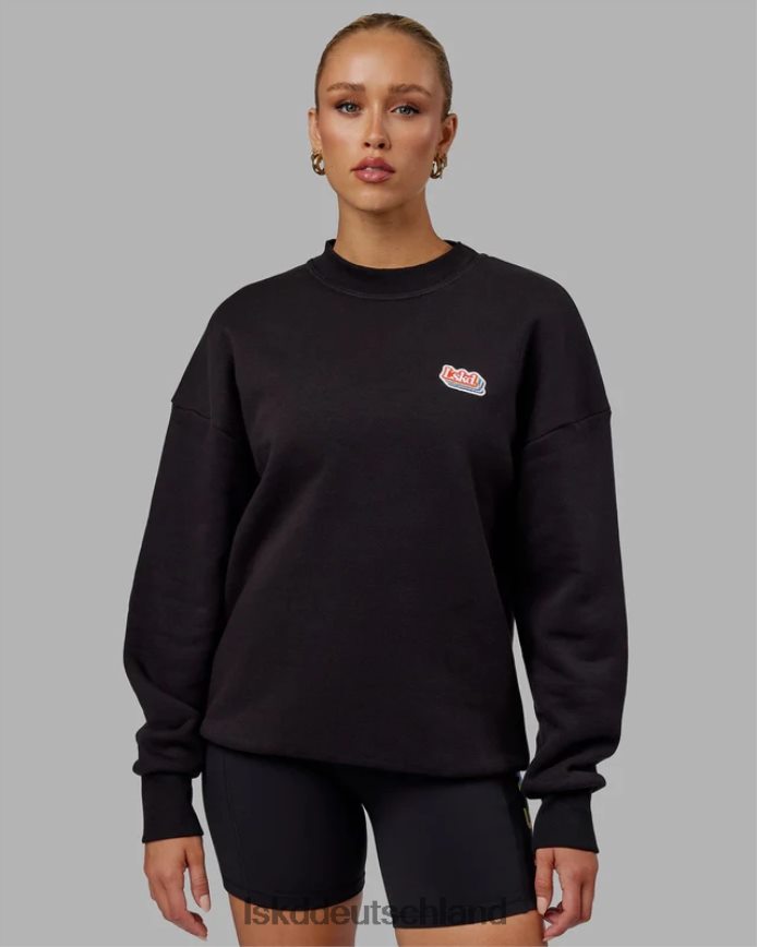 unisex LSKD Strahlenpullover in Übergröße - Schwarz Bekleidung VD2NLV420