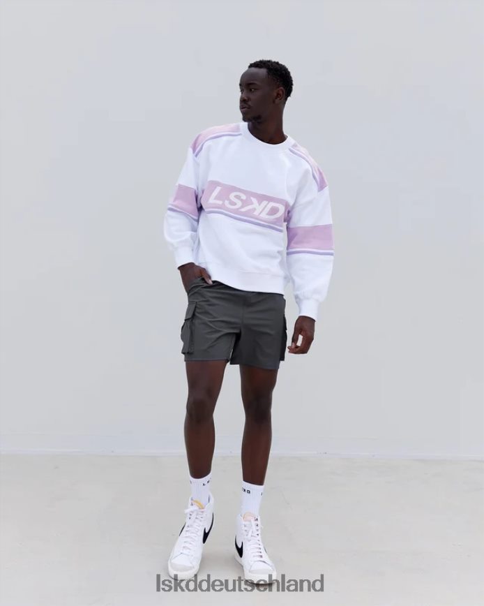 unisex LSKD a-team-pullover oversize – weiß-blasslila Bekleidung VD2NLV443