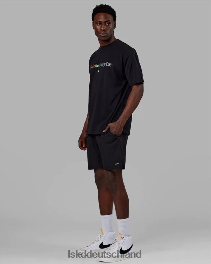 unisex LSKD 1 % besseres FLXCotton-T-Shirt in Übergröße – Pride-Schwarz Bekleidung VD2NLV228