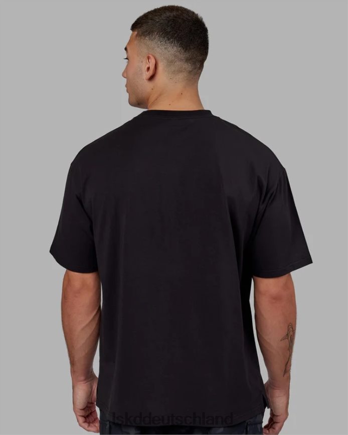 unisex LSKD 1 % besseres FLXCotton-T-Shirt in Übergröße – Schwarz Bekleidung VD2NLV227