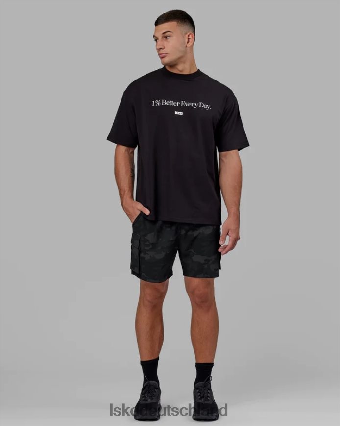 unisex LSKD 1 % besseres FLXCotton-T-Shirt in Übergröße – Schwarz Bekleidung VD2NLV227