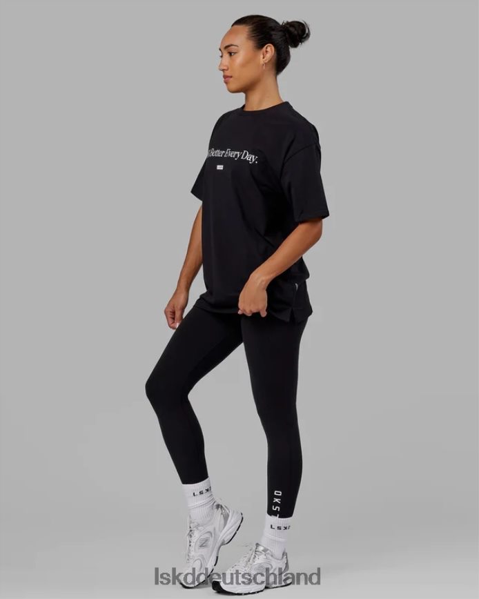 unisex LSKD 1 % besseres FLXCotton-T-Shirt in Übergröße – Schwarz Bekleidung VD2NLV227