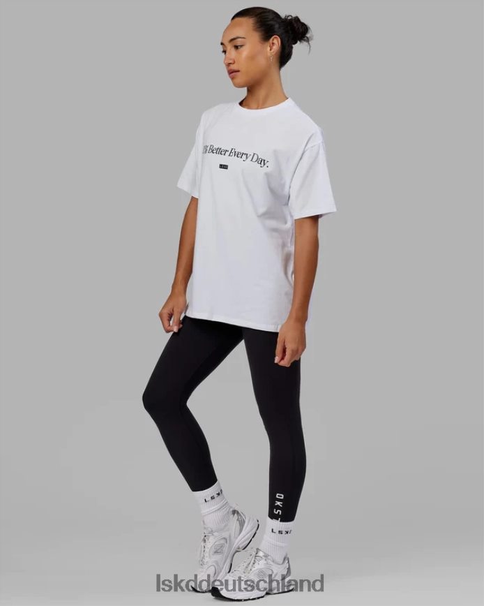unisex LSKD 1 % besseres FLXCotton-T-Shirt in Übergröße – weiß Bekleidung VD2NLV229