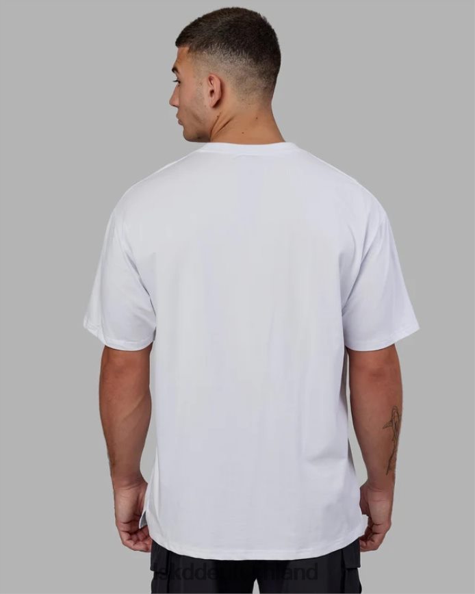 unisex LSKD 1 % besseres FLXCotton-T-Shirt in Übergröße – weiß Bekleidung VD2NLV229