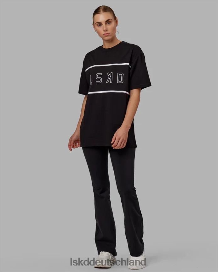 unisex LSKD Aligned Heavyweight T-Shirt in Übergröße – Schwarz Bekleidung VD2NLV240