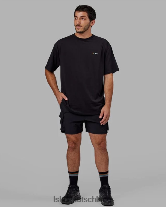 unisex LSKD Amplify FLXCotton T-Shirt in Übergröße – Schwarz Bekleidung VD2NLV316