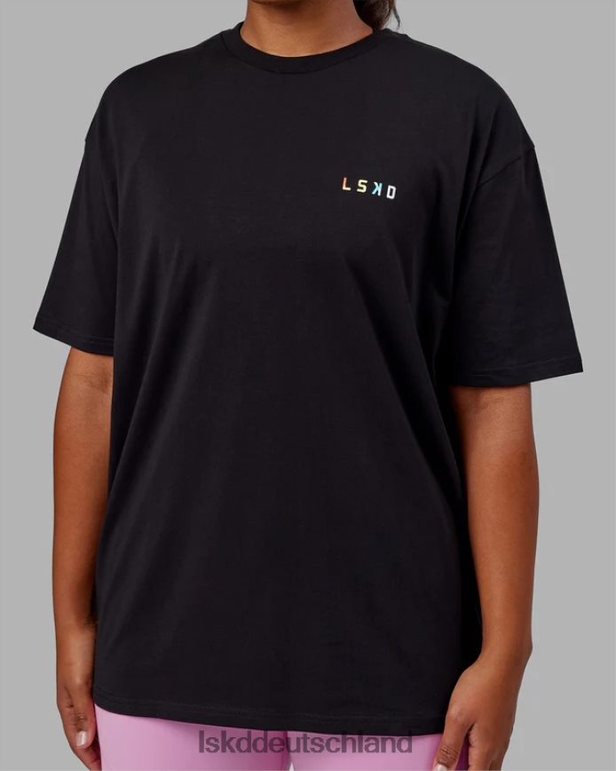 unisex LSKD Amplify FLXCotton T-Shirt in Übergröße – Schwarz Bekleidung VD2NLV316
