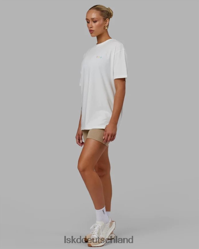 unisex LSKD Amplify FLXCotton T-Shirt in Übergröße – gebrochenes Weiß Bekleidung VD2NLV315