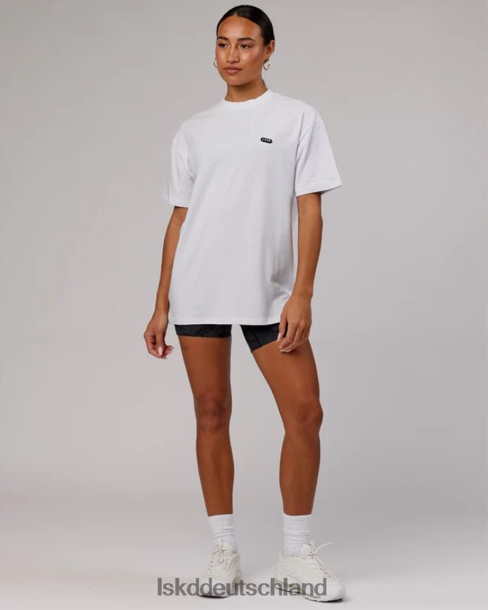 unisex LSKD Capsule flxcotton T-Shirt in Übergröße – weiß Bekleidung VD2NLV258