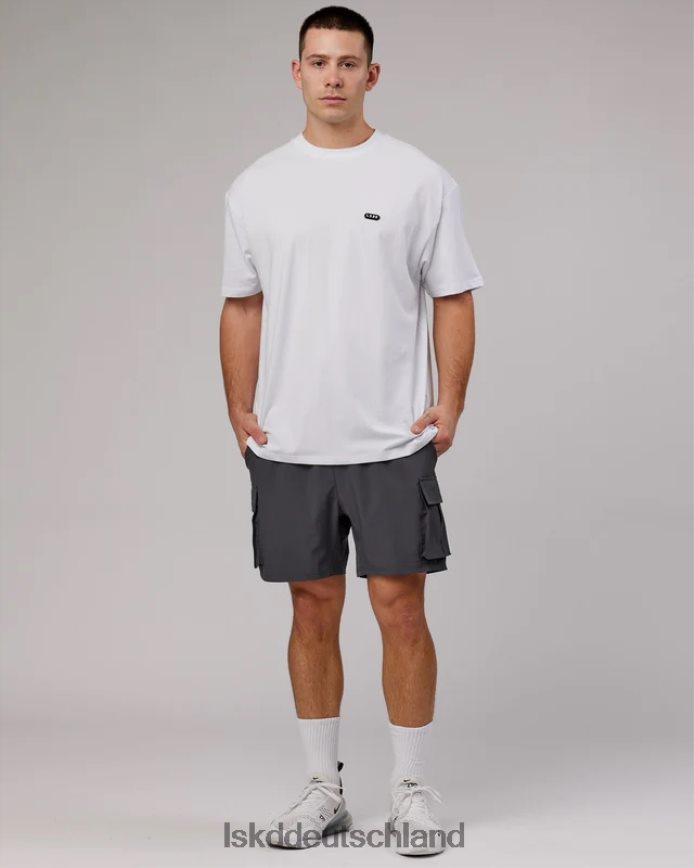 unisex LSKD Capsule flxcotton T-Shirt in Übergröße – weiß Bekleidung VD2NLV258