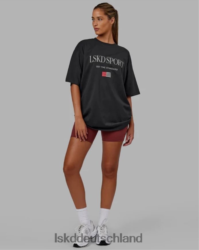 unisex LSKD Flaggen-Schwergewichts-T-Shirt in Übergröße – Phantom Bekleidung VD2NLV298