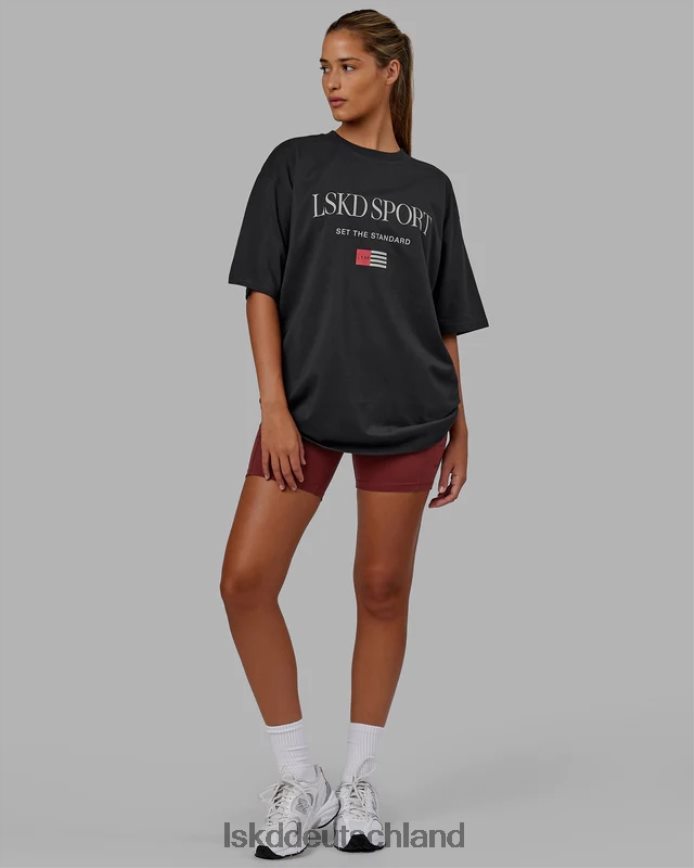 unisex LSKD Flaggen-Schwergewichts-T-Shirt in Übergröße – Phantom Bekleidung VD2NLV298