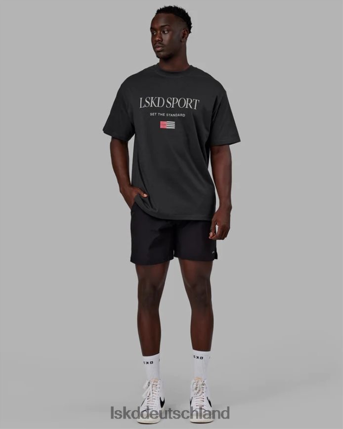 unisex LSKD Flaggen-Schwergewichts-T-Shirt in Übergröße – Phantom Bekleidung VD2NLV298