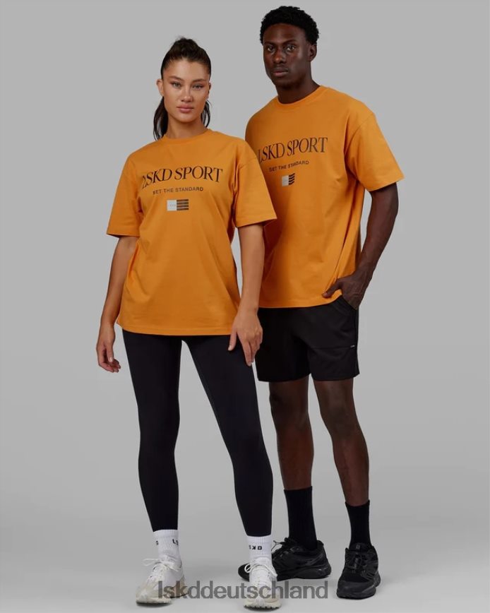 unisex LSKD Flaggen-Schwergewichts-T-Shirt in Übergröße – Sonnenuhr Bekleidung VD2NLV317