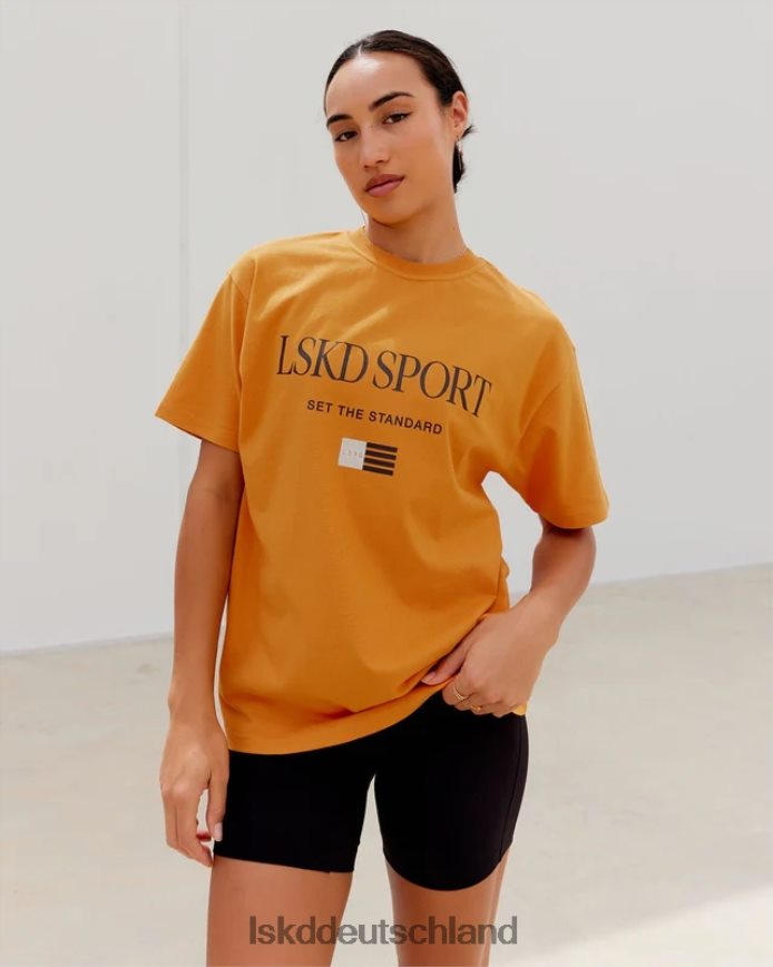 unisex LSKD Flaggen-Schwergewichts-T-Shirt in Übergröße – Sonnenuhr Bekleidung VD2NLV317