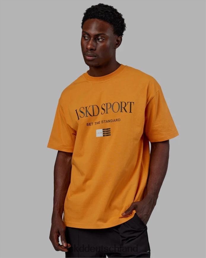 unisex LSKD Flaggen-Schwergewichts-T-Shirt in Übergröße – Sonnenuhr Bekleidung VD2NLV317