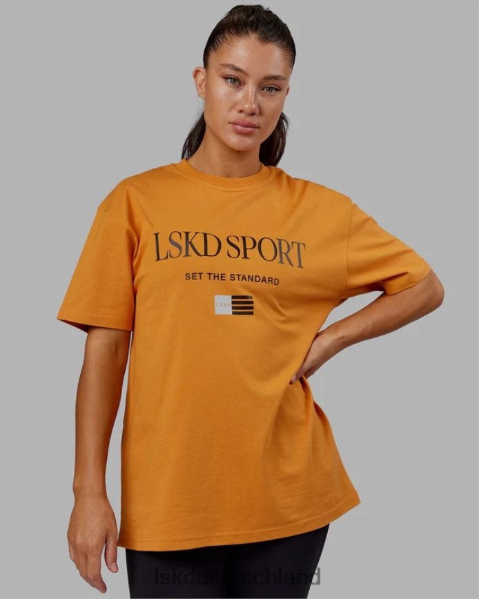 unisex LSKD Flaggen-Schwergewichts-T-Shirt in Übergröße – Sonnenuhr Bekleidung VD2NLV317