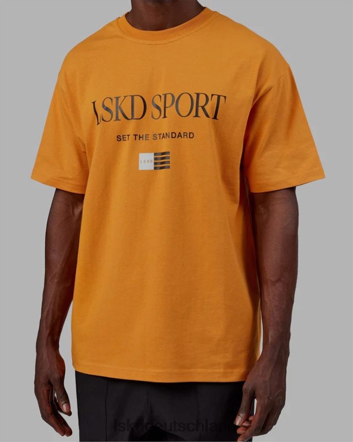 unisex LSKD Flaggen-Schwergewichts-T-Shirt in Übergröße – Sonnenuhr Bekleidung VD2NLV317