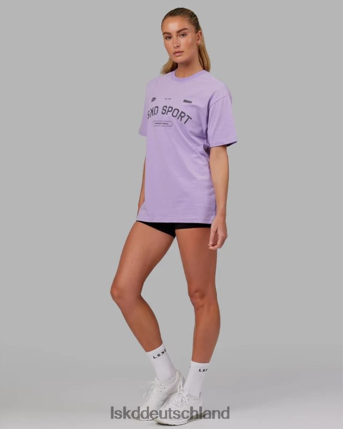 unisex LSKD Freiwurf-Schwergewichts-T-Shirt in Übergröße – Peak Purple Bekleidung VD2NLV288