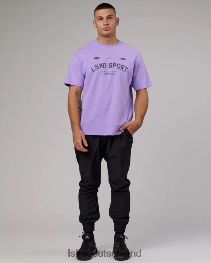 unisex LSKD Freiwurf-Schwergewichts-T-Shirt in Übergröße – Peak Purple Bekleidung VD2NLV288