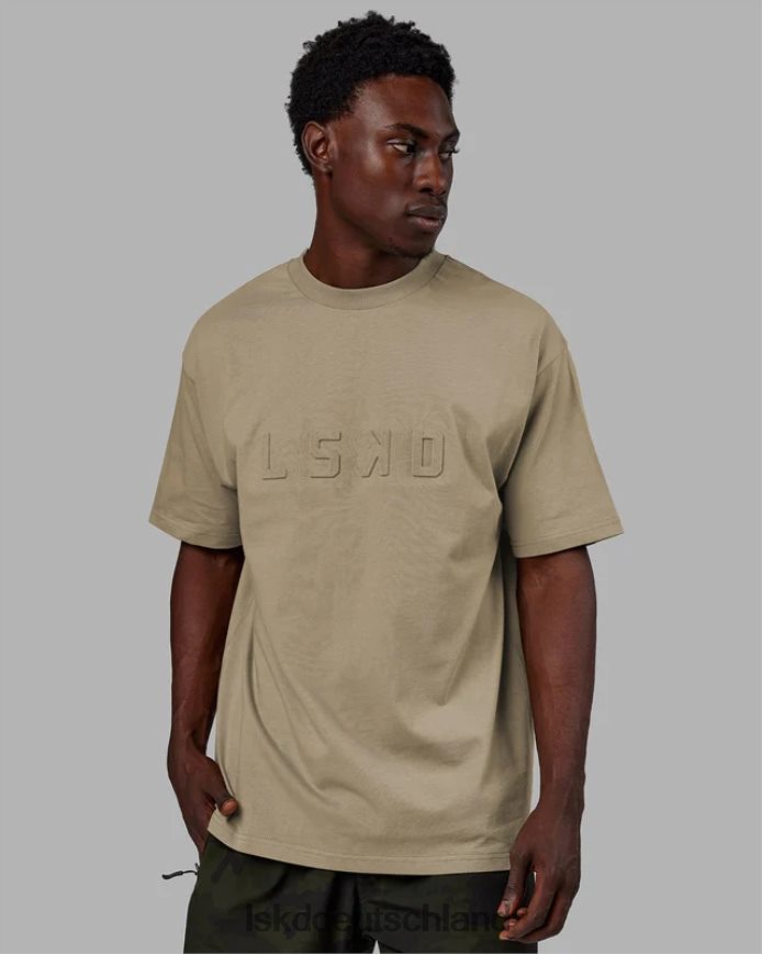 unisex LSKD Geprägtes, schweres T-Shirt in Übergröße – Lorbeereiche Bekleidung VD2NLV260