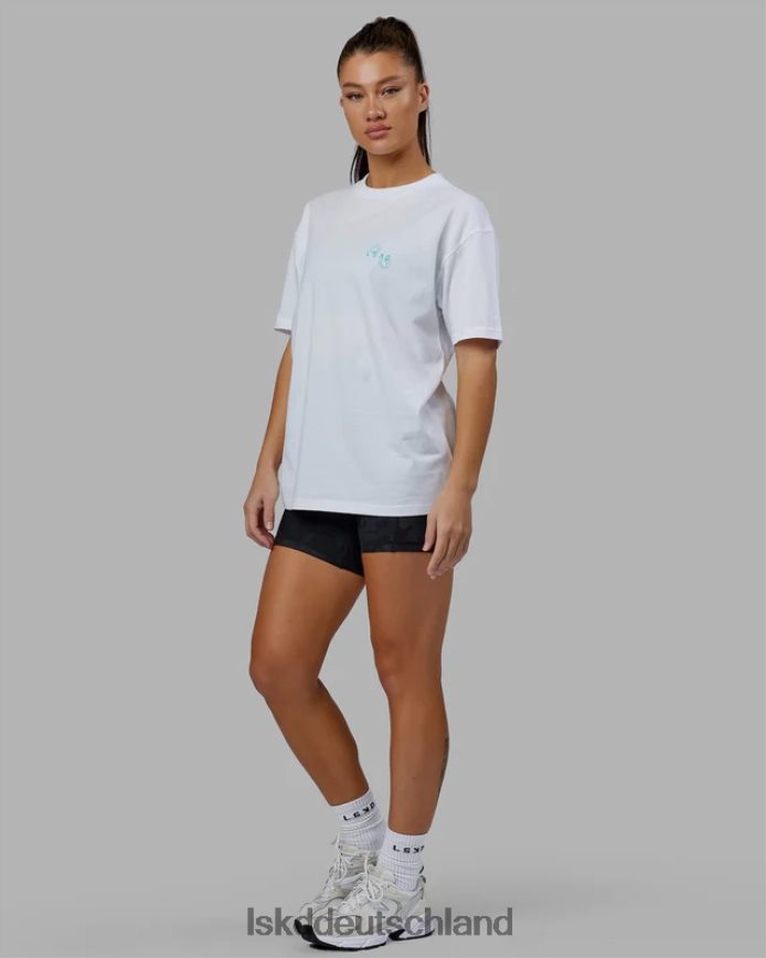 unisex LSKD Journey T-Shirt in Übergröße – weiß Bekleidung VD2NLV224