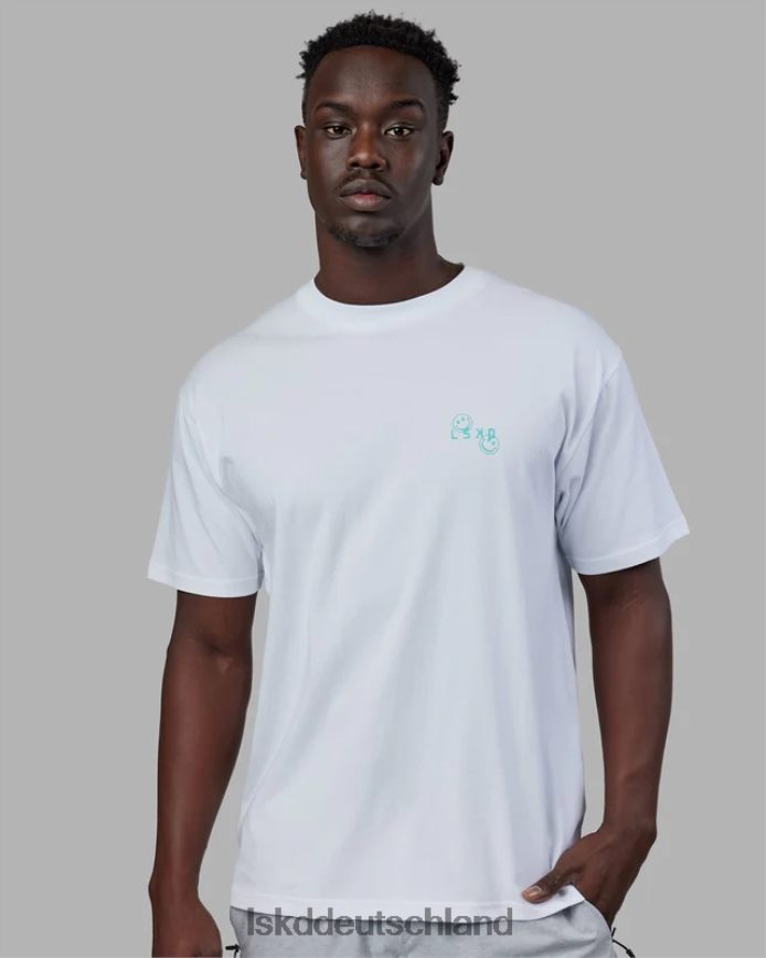 unisex LSKD Journey T-Shirt in Übergröße – weiß Bekleidung VD2NLV224