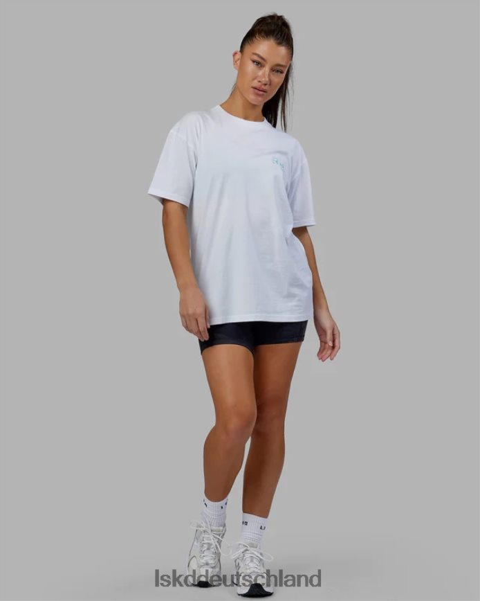 unisex LSKD Journey T-Shirt in Übergröße – weiß Bekleidung VD2NLV224