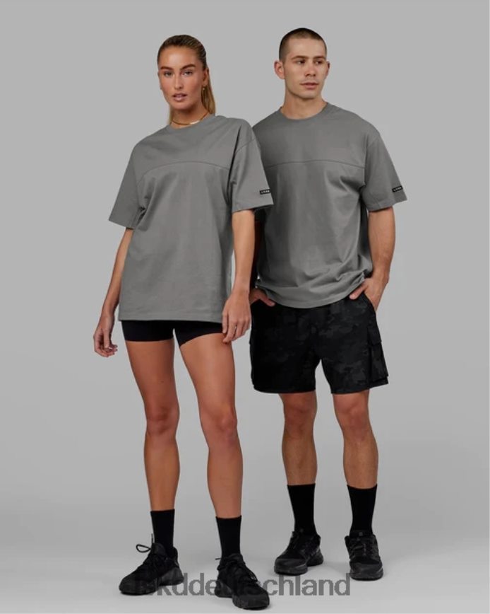 unisex LSKD Labor-Schwergewichts-T-Shirt in Übergröße – Graphit Bekleidung VD2NLV324