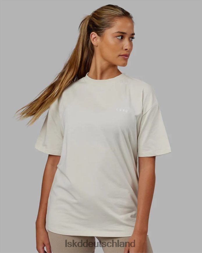 unisex LSKD Lift-up-Flexcotton-T-Shirt in Übergröße – Knochen Bekleidung VD2NLV235