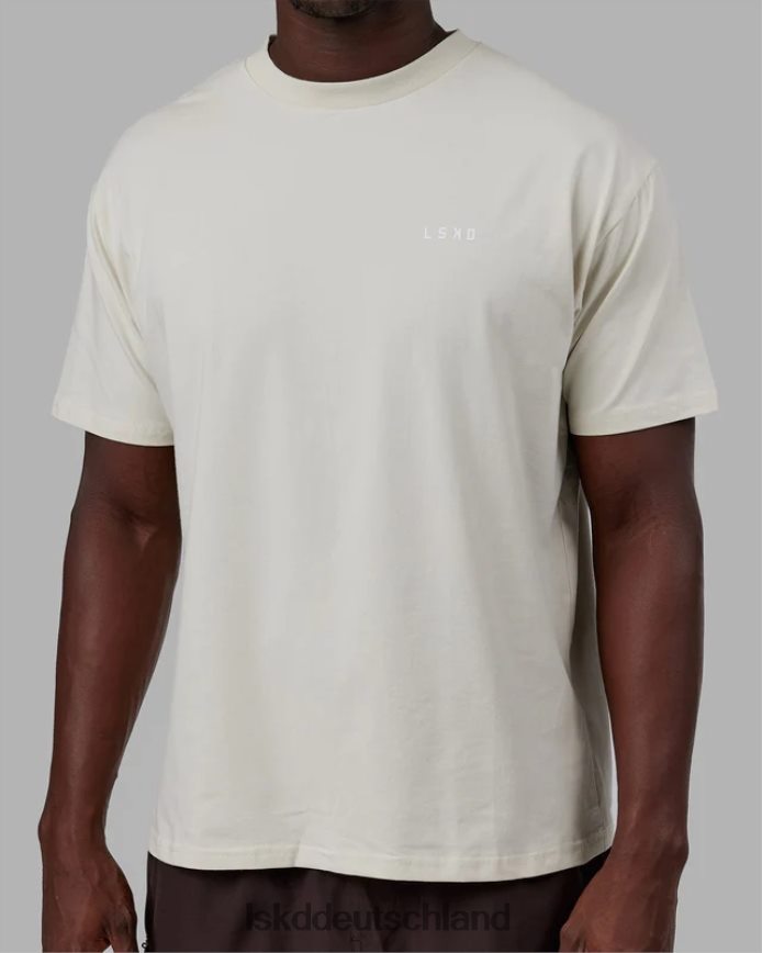 unisex LSKD Lift-up-Flexcotton-T-Shirt in Übergröße – Knochen Bekleidung VD2NLV235