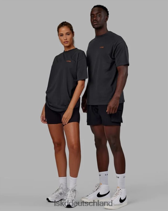 unisex LSKD Lift-up-Flexcotton-T-Shirt in Übergröße – phantomsüßes Mandarin Bekleidung VD2NLV253