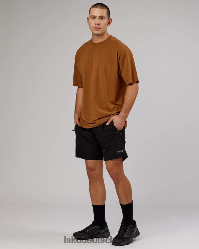 unisex LSKD Ltrd flxcotton T-Shirt in Übergröße – Kamel Bekleidung VD2NLV314