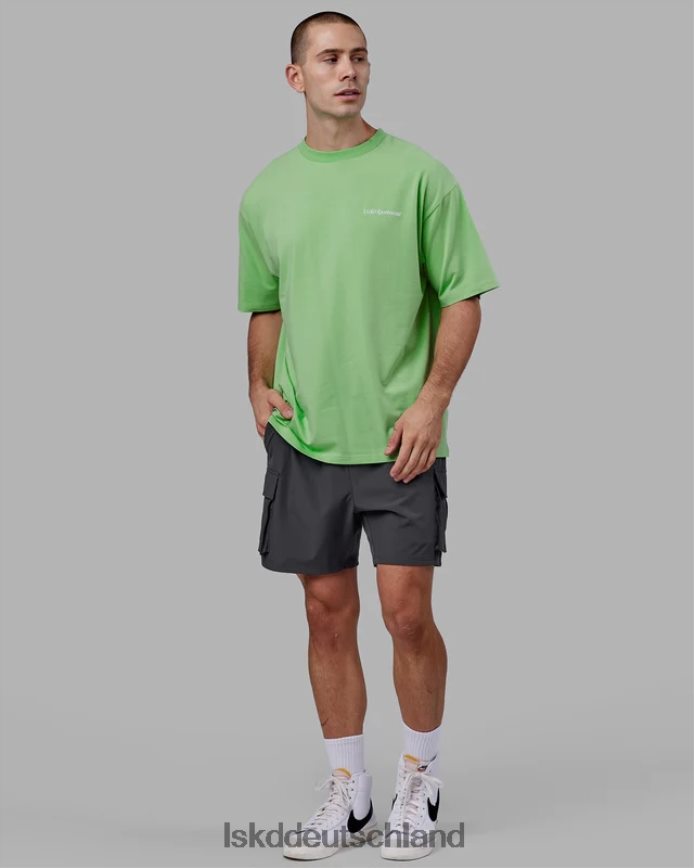 unisex LSKD Motion Flxcotton T-Shirt in Übergröße – Apfelminze Bekleidung VD2NLV311