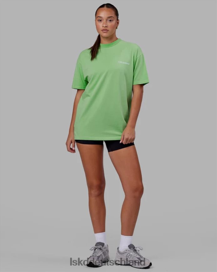 unisex LSKD Motion Flxcotton T-Shirt in Übergröße – Apfelminze Bekleidung VD2NLV311