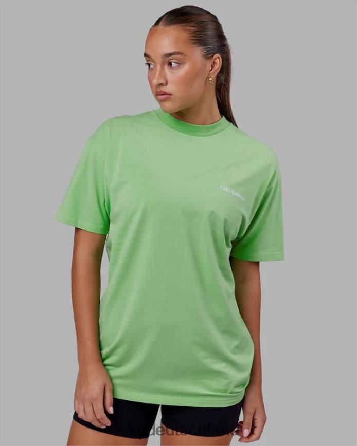 unisex LSKD Motion Flxcotton T-Shirt in Übergröße – Apfelminze Bekleidung VD2NLV311