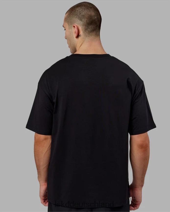 unisex LSKD Sportabteilung T-Shirt in Übergröße - schwarz-rot Bekleidung VD2NLV275