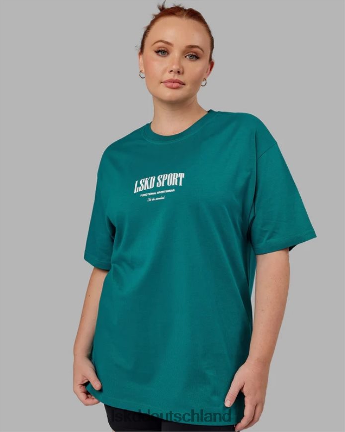 unisex LSKD Standard-Schwergewichts-T-Shirt in Übergröße – Deep Lake Bekleidung VD2NLV322