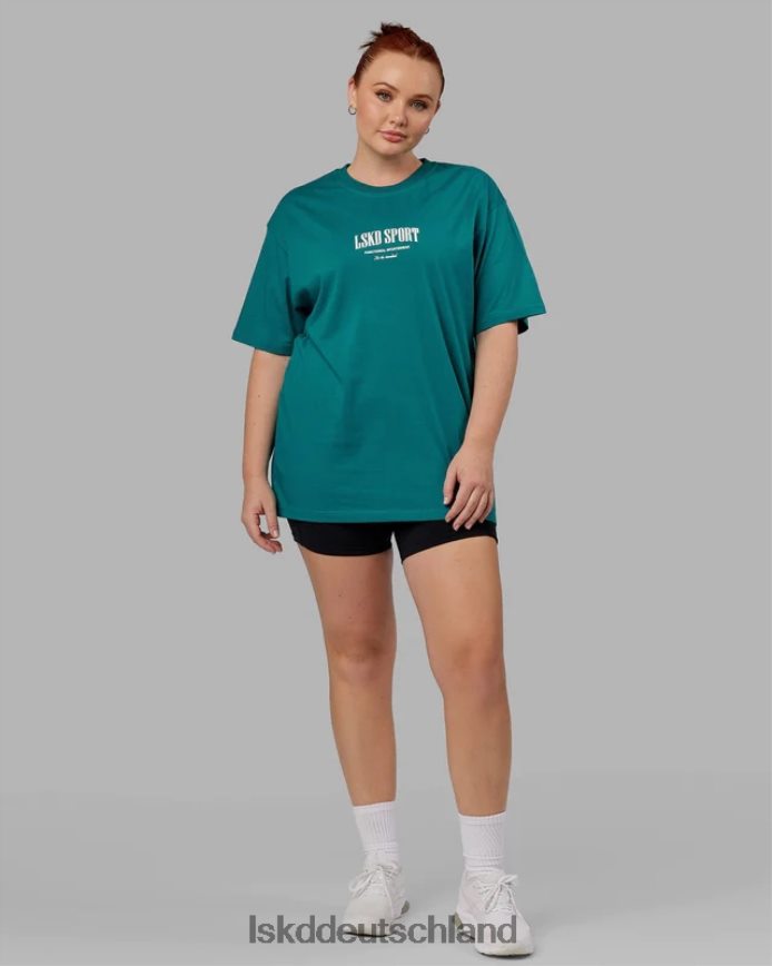 unisex LSKD Standard-Schwergewichts-T-Shirt in Übergröße – Deep Lake Bekleidung VD2NLV322