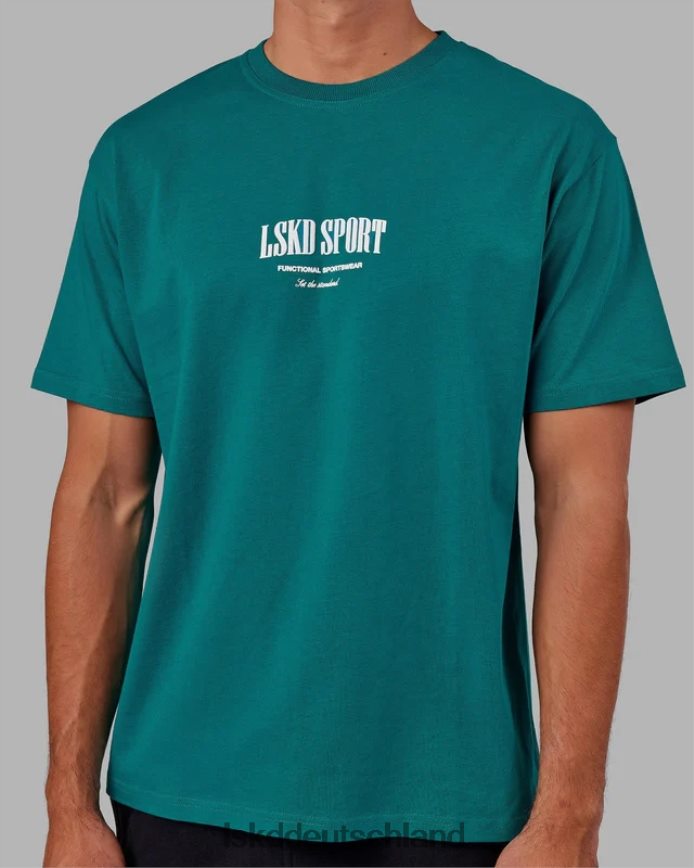 unisex LSKD Standard-Schwergewichts-T-Shirt in Übergröße – Deep Lake Bekleidung VD2NLV322