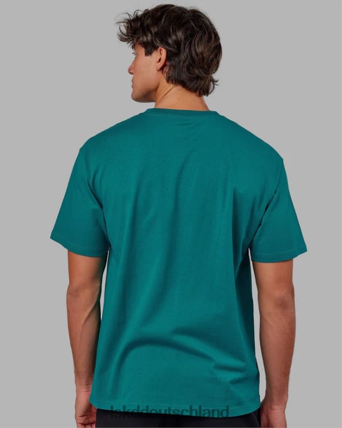 unisex LSKD Standard-Schwergewichts-T-Shirt in Übergröße – Deep Lake Bekleidung VD2NLV322